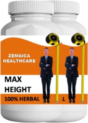Zemaica Healthcare Max Height Natural & Ayurvedic Supplement Mango Flavor 200gm Pack of 2(2 x 100 g)