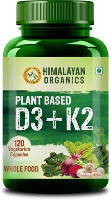 Himalayan Organics Plant Based D3 + K2(120 No)