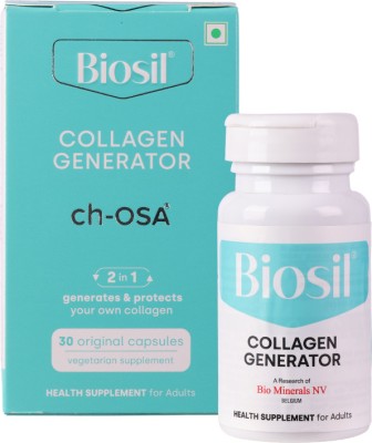 biosil Vegan capsules for Hair, Skin and Nail by Sundyota Lifecare (Pack of 30 Cap)(30 x 3.5 mg)