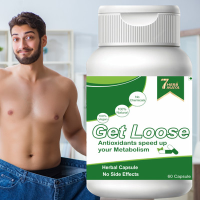 7Herbmaya Fat Burner Capsule Supports Hunger Suppressant & Weight Loss/Fat Reduce Capsule(3 x 60 Capsules)