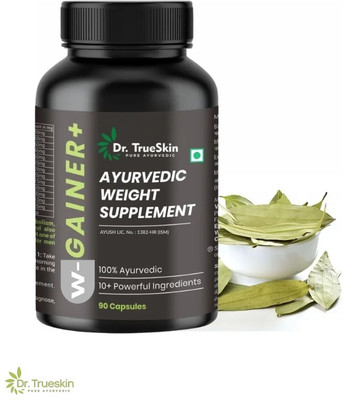 Dr. Trueskin W-Gainer+ Capsules Herbal Body Strength Booster Bulk(90 Capsules)