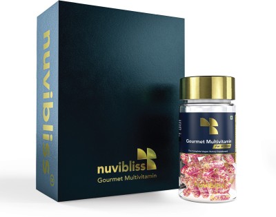 Nuvibliss Gourmet Multivitamin for Women | Smart & Intelligent Plant Based | Clean & Pure(30 Capsules)