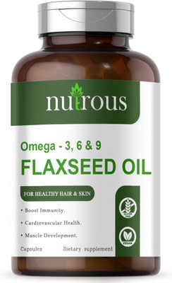 Nutrous Flaxseed extract Capsules Omega 369 (S56)(30 Capsules)