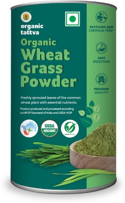 Organic Tattva Wheat Grass Powder | Rich in Amino Acids, Vitamins and Minerals |(100 g)