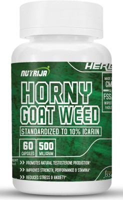 NutriJa Horny Goat Weed Extract 500mg -(60 Capsules)