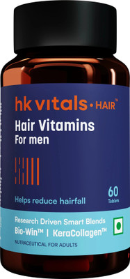 HEALTHKART HK Vitals Multivitamin with DHT Blockers & Biotin, Helps Reduce Hair Fall(60 Capsules)