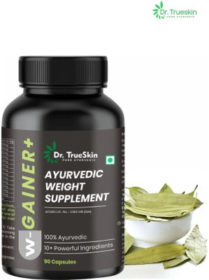 Dr. Trueskin W-Gainer+ Capsules Herbal Stamina Formula Bulk(90 Capsules)