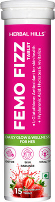 Herbal Hills Femo Fizz 30 Tablets for Youthful Skin(2 x 15 Tablets)
