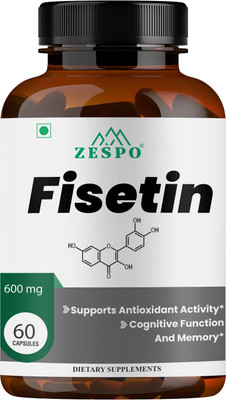 ZESPO Fisetin - Antioxidant & Cognitive Support - Memory, Brain Health & Anti-Aging(60 Capsules)