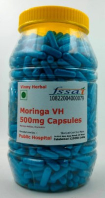 Vinny Herbal Moringa VH Herbal Supplement Capsules 1000 Caps Jar(1000 Capsules)