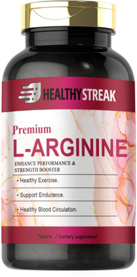 Healthy Streak L-Arginine 1000mg Tablets Per Serving (D66)(30 Tablets)