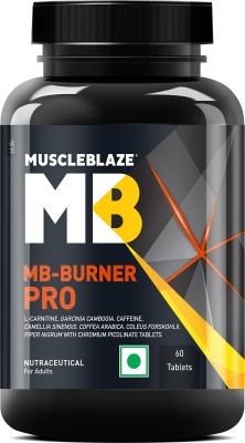 MUSCLEBLAZE Burner PRO | 1000mg L- Carnitine | 400mg Garcinia | Caffeine & Green Tea Extract(60 No)