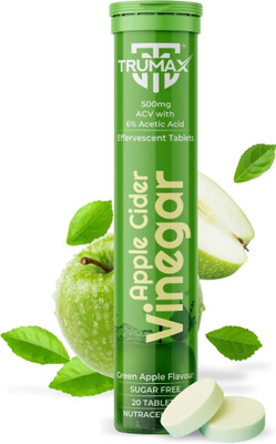 TRUMAX Apple Cider Vinegar for Weight Loss Management - 20 Effervescent Tablets(20 Tablets)