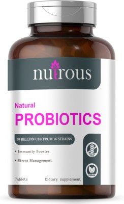 Nutrous Probiotic Supplement 30 Billion Cfu Tablets (S121)(60 Tablets)