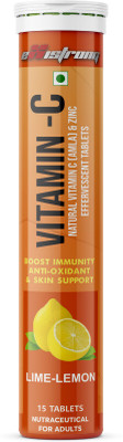 Existrong Vitamin C Effervescent Tablets ,Amla Extract with Zinc, ,15 Tablets(60000 mg)