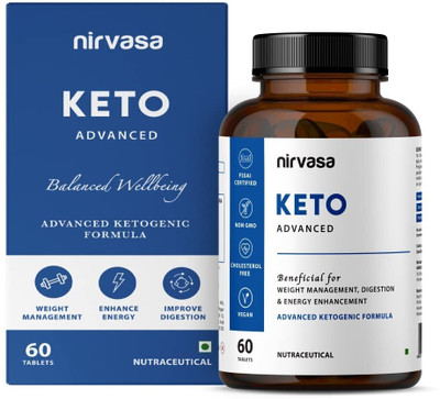 Nirvasa Keto Advanced Fat Burner Tablet with Garcinia Combogia(60 Tablets)