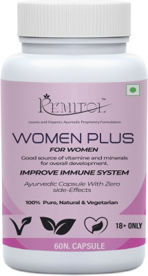 Remitol Plus Health Immunity Energy Women Tablet - For Strength & Power(60 Capsules)