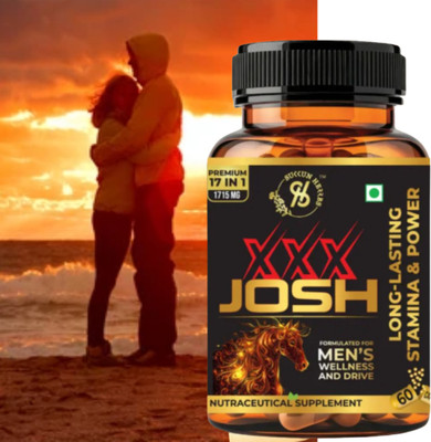 Sukkun Herbs Men's Wellness: XXX JOSH for Strength, Stamina & Power(60 Capsules)