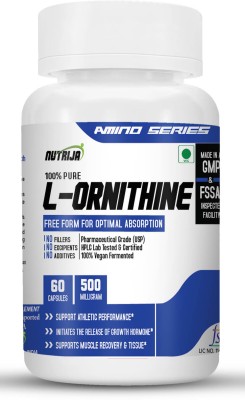 NutriJa L-ORNITHINE 500MG(120 Capsules)