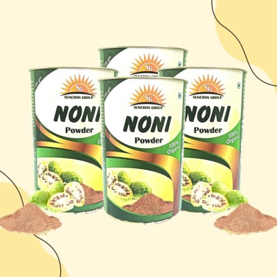 Sunchan Group Morinda Citrofolia Organic Herbal Immunity Power Noni Powder 400 Gm Pack of 4(4 x 100 g)