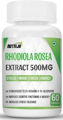 NutriJa Rhodiola Rosea Extract 500mg(60 Capsules)