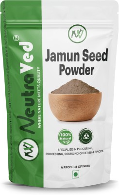 NeutraVed Jamun Seed Powder for Diabetes 400g-Sugar Control Management(800 g)