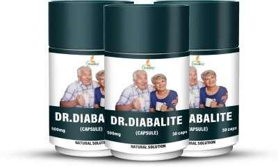 grinbizz Diabalite Capsules Natural Way To Control Diabetes | Maintain Sugar Level(Pack of 3)