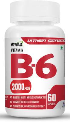 NutriJa Vitamin B6 2000mcg(60 Capsules)