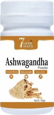 7Herbmaya Ashwagandha Churna for Vitality, Strength, & Performance | Ashwagandha Powder(2 x 100 g)