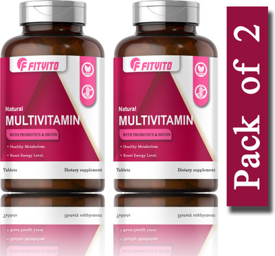 Fitvito The Real Vitamin Multivitamin Tablets (D214)(2 x 60 Tablets)