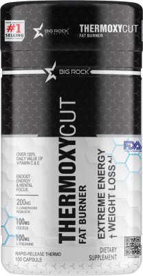 BIG ROCK NUTRITION Thermoxycut Fat Burner |Advanced Thermogenic Weight Loss Formula(100 Capsules)