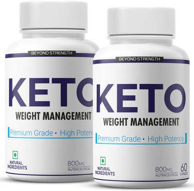 Herbal max Premium Keto Advance for Natural & Organic Weight Management - 60 Caps (Pack of 2)(2 x 60 No)