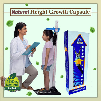 MANSI Grow up Capsule for Maximum Height Growth/Height Increase Products/Body Grow(60 Capsules)