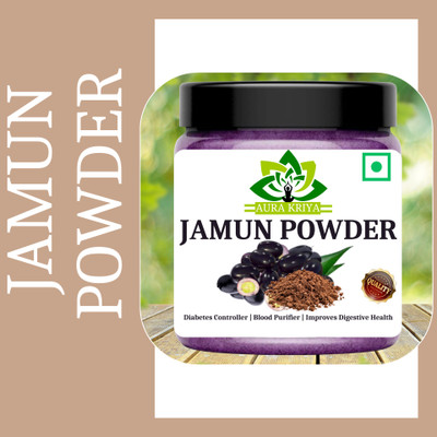 Aura Kriya Pure Jamun Powder - For Maintaining Blood Sugar Level | Jamun Seed Powder(4 x 100 g)