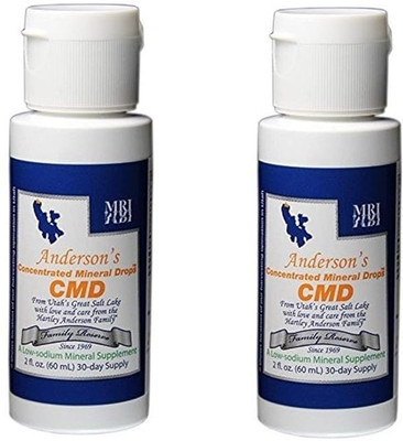 ANDERSON'S CMD CMD Anderson Concentrated Mineral Drops, 60ml in Each Pack (Pack of 2)(2 x 60 ml)