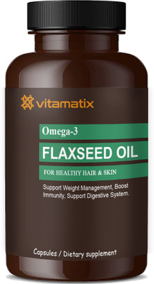 Vitamatix Flaxseed extract Capsules Omega 3 (K102)(60 Capsules)