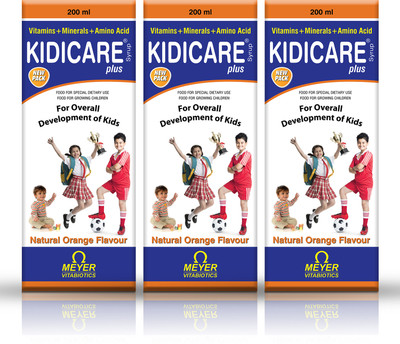 Kidicare Plus Multivitamin Syrup For Children Upto 12 Years(3 x 200 ml)