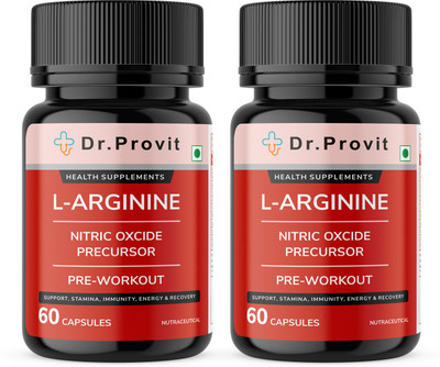Dr.Provit L-Arginine Supplement 1000mg(2 x 60 Capsules)