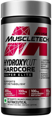 API USA Muscletech Hydroxycut Hardcore Super Elite - Supports Fat Loss(100 Capsules)