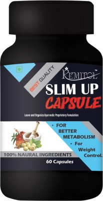 Remitol Slim UP Weight Loss Capsule For Men & Women /Helps To Burn Stored Fat, Fat loss(60 Capsules)