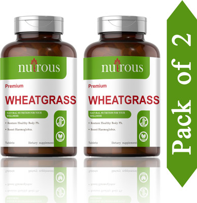 Nutrous Wheatgrass 800 mg Tablets (H229)(2 x 60 Tablets)