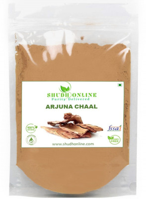 Shudh Online Arjun ki Chaal Powder, Arjuna Bark, Arjun Chal Tree Kwath, Arjuna Chettu Chhal(200 g)