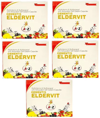 gementis ELDERVIT ANTEX MULTIVITAMIN SOFT GEALTIN CAPSULE (5*10CAPS)(5 x 10 Capsules)