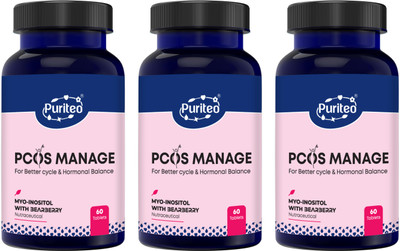 puriteo PCOS MANAGE TABLET 03(3 x 60 Tablets)