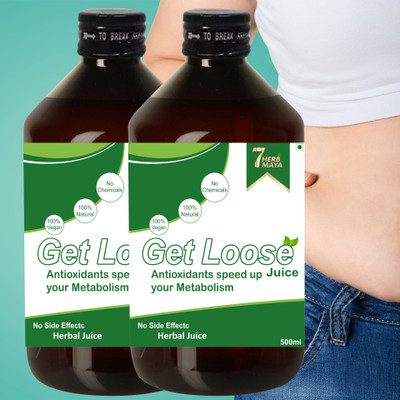 7Herbmaya Get Loose Fitness Keto Juice/Slim Juice/Fat Reduce Juice/Fat Reduce Juice(2 x 500 ml)