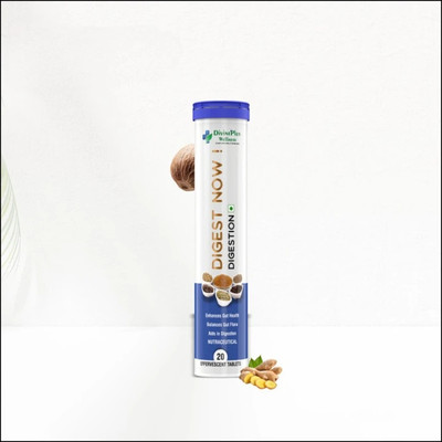 DiViNEPLUS WELLNESS Digestive Capsules For Better Digestive Function, Healthy Gut, & Health(20 Tablets)