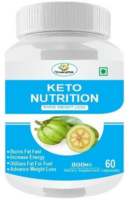 Fitness Prime Keto Nutrition 800 mg Capsules Support for Fat Burn & Weight loss Product(60 Capsules)