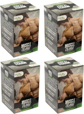 Nature Sure Muscle Charge Tablets for Men – 4 Packs (4 x 60 Tablets)(4 x 60 No)