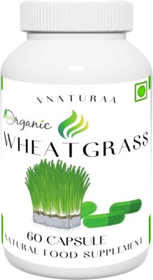 vnaturaa Organic Wheat Grass Capsule(500 mg)