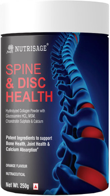 Nutrisage Spine & Disc Health 20-in-1 powerful ingredients for Disc Bulge,Slip Disc(250 g)